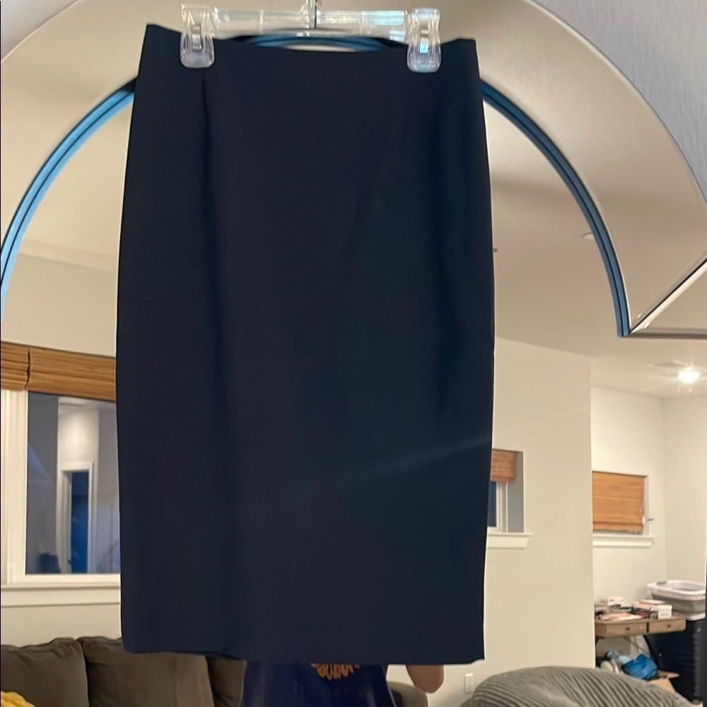 ANTONIO MELANI Black Pencil Skirt Knee-Length Work